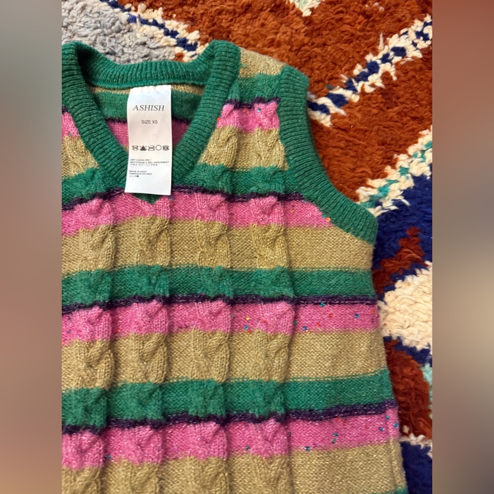 Ashish Multicolor Knit Vest - Picture 4 of 7